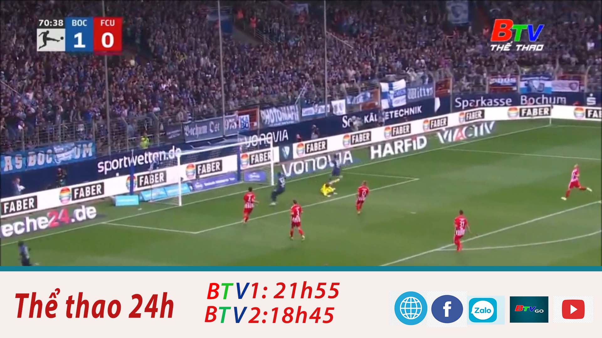 Vòng 11 Bundesliga – Bochum 2-1 Union Berlin